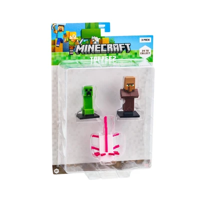 Gambar Toppeez Set 3 Pcs Minecraft Minifigure Blister Random