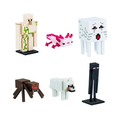 Gambar Toppeez Set 12 Pcs Minecraft Minifigure 3d Deluxe Box Random