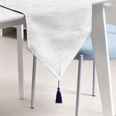 Gambar Informa Wlter Table Runner Jacquard Square 33x180 cm - Putih