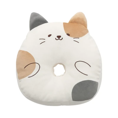 Gambar Forhom Bantal Tidur Dacron Calico Cat O 30x32x15 cm - Putih Ivory