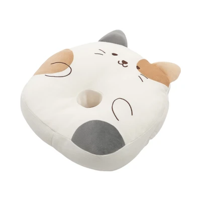 Gambar Forhom Bantal Tidur Dacron Calico Cat O 30x32x15 cm - Putih Ivory