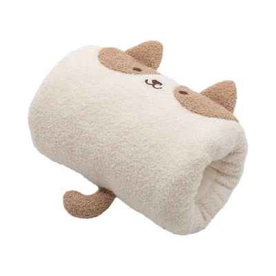 Gambar Forhom 36x23x15 cm Bantal Tidur Corgi - Putih/Cokelat