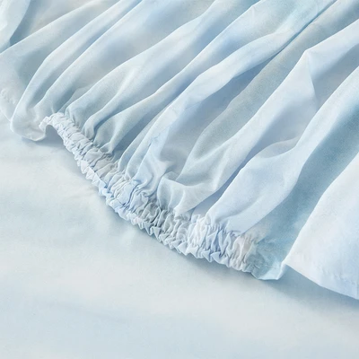 Gambar Selma 100x200 cm Set 3 Pcs Seprai Microfiber Sammy - Biru