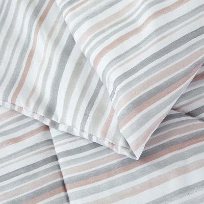 Gambar Selma 160x210 cm Bed Cover Microfiber Sanchez - Abu-Abu/Putih