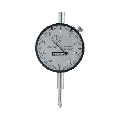 Gambar Krisbow Pro Dial Indicator 0-10/0.01 mm - Silver