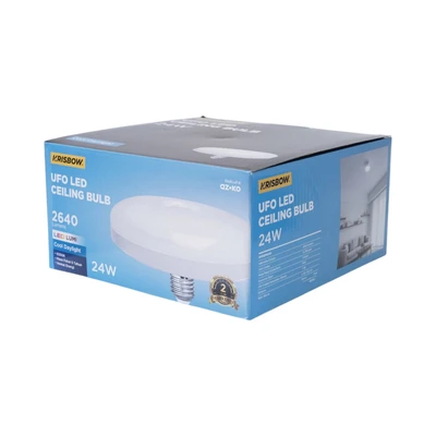 Gambar Krisbow Lumi Bohlam LED UFO 24 Watt 2640 Lumen Cool Daylight - Putih
