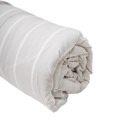Gambar Sleeplite 150x200 cm Selimut Microfiber Cloudy Stripe - Cokelat