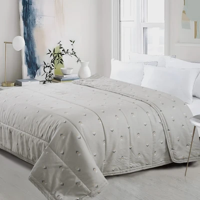 Gambar Sleeplite 150x200 cm Selimut Microfiber Cloudy Tribal - Abu-Abu
