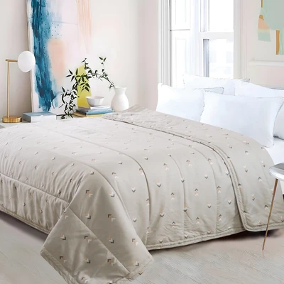 Gambar Sleeplite 150x200 cm Selimut Microfiber Cloudy Tribal - Cokelat