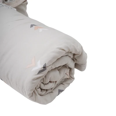 Gambar Sleeplite 150x200 cm Selimut Microfiber Cloudy Tribal - Cokelat