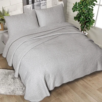 Gambar Sleeplite 150x200cm Selimut Microfibre Air Jacquard - Abu-Abu