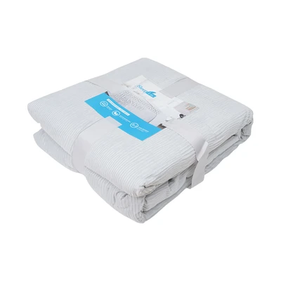 Gambar Sleeplite 150x200 cm Selimut Seersucker - Abu-Abu