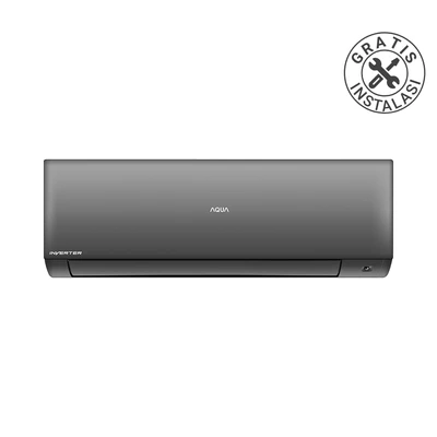 Gambar [Gratis Instalasi] Aqua Air Conditioner 2 PK AQA-KCR19VSW - Hitam