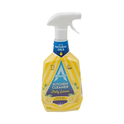 Gambar Astonish Zesty Citrus Spray Pembersih Noda Minyak & Kotoran Dapur 750 ml - Kuning