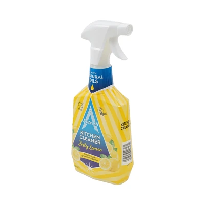 Gambar Astonish Zesty Citrus Spray Pembersih Noda Minyak & Kotoran Dapur 750 ml - Kuning