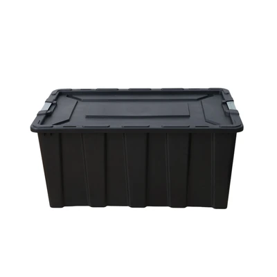 Gambar Maxbuilt Kotak Perkakas Dengan Tutup Dan Pengunci Heavy Duty 150 Liter - Hitam