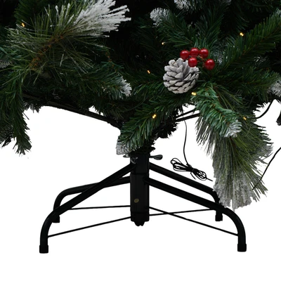 Gambar Noelle 225 cm Pohon Natal Christmas Prelit Frozen Chesterfield Pine - Hijau