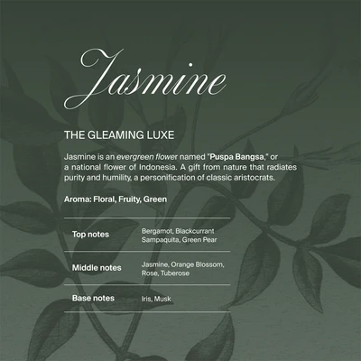 Gambar Atsiri Bergamot & Blackcurrant Kembang Setaman Jasmine Eau De Parfum 10 ml - Hijau