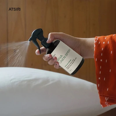 Gambar Atsiri Manis Lela Linen Spray 100 ml - Krem