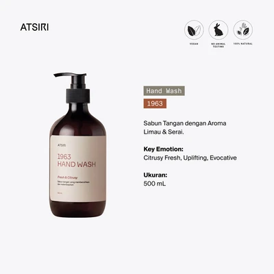 Gambar Atsiri 500 Ml Fresh & Citrusy 1963 Sabun Cuci Tangan - Mix
