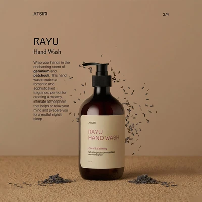 Gambar Atsiri 500 Ml Floral & Calming Rayu Sabun Cuci Tangan - Mix