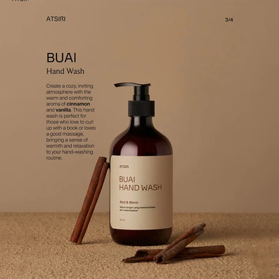 Gambar Atsiri 500 Ml Rich & Warm Buai Sabun Cuci Tangan - Mix