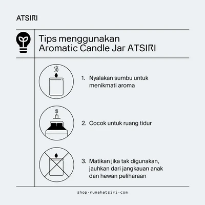 Gambar Atsiri Rayu Lilin Aromaterapi Dalam Toples 90 gr - Cokelat