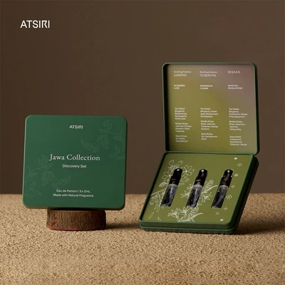 Gambar Atsiri Jawa Collection Discovery Eau De Parfum Set 3 pcs - Hijau