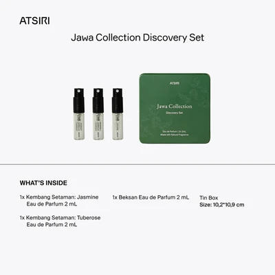 Gambar Atsiri Jawa Collection Discovery Eau De Parfum Set 3 pcs - Hijau