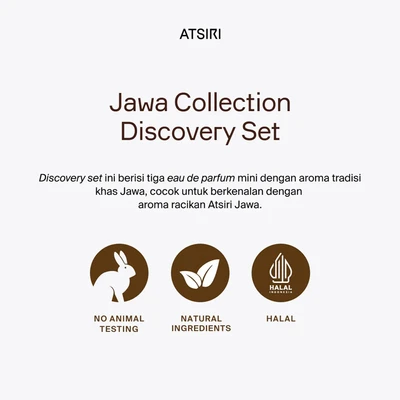 Gambar Atsiri Jawa Collection Discovery Eau De Parfum Set 3 pcs - Hijau
