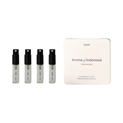 Gambar Atsiri Aroma Of Indonesia Discovery Eau De Parfum Set 4 pcs - Putih