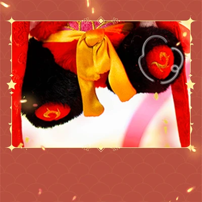 Gambar Kimmon Gantungan Kunci Boneka Nezha Limited Random