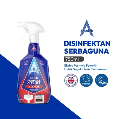 Gambar Astonish Spray Konsentrat Disinfektan Pembersih Permukaan Dengan Bleach 750 ml