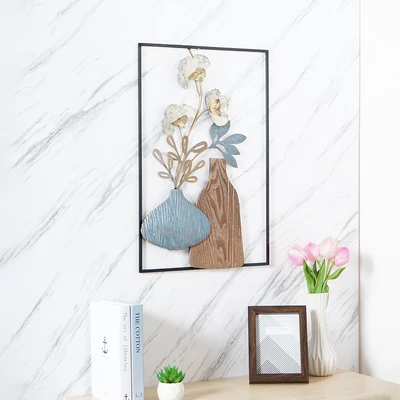 Gambar Informa Hiasan Dinding Multi Plants Besi & MDF 40x59.7 cm V3 - Mix