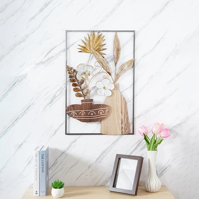 Gambar Informa Hiasan Dinding Multi Plants Besi & MDF 40x59.7 cm V4 - Mix