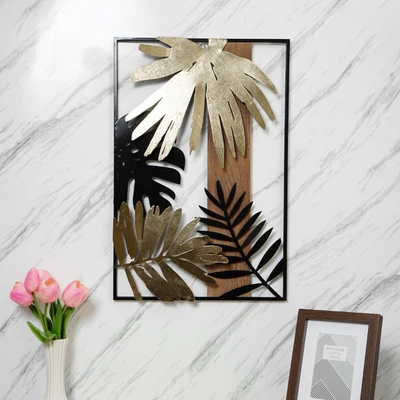 Gambar Informa Hiasan Dinding Multi Plants Besi & MDF 40x59.7 cm V6 - Mix
