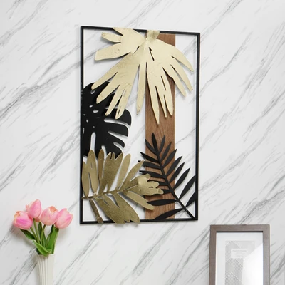 Gambar Informa Hiasan Dinding Multi Plants Besi & MDF 40x59.7 cm V6 - Mix