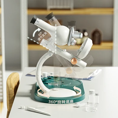Gambar Science Can Set Microscope Lab Edition - Putih