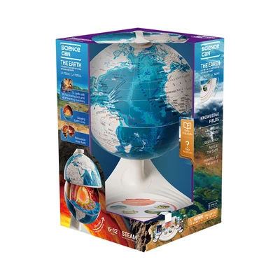 Gambar Science Can The Earth - Putih/biru