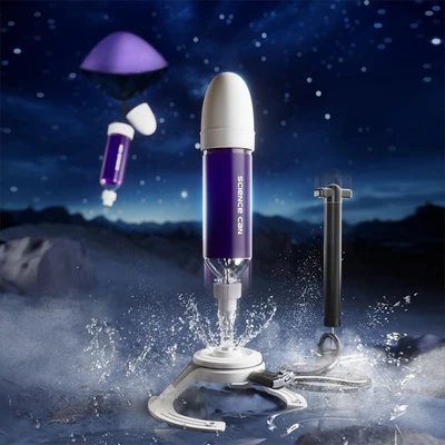 Gambar Science Can Set Aerospace Power Rocket Transparan - Putih