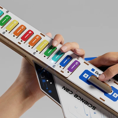Gambar Science Can Set Puzzle Guitar Maker Kit - Putih