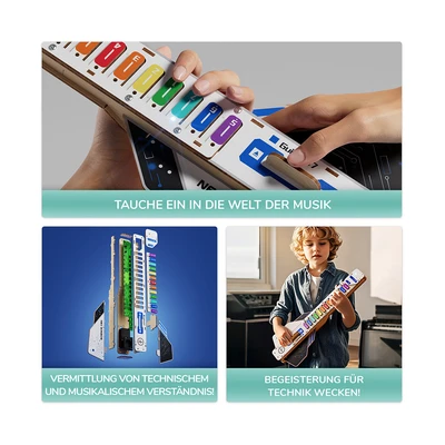 Gambar Science Can Set Puzzle Guitar Maker Kit - Putih