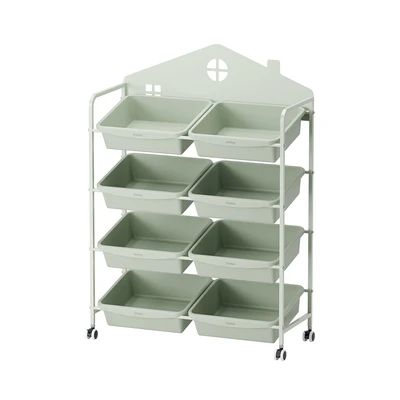 Gambar Stora Rak Troli Anak 4 Tingkat - Hijau