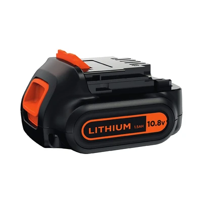 Gambar Black & Decker Baterai Lithium 10.8V 1.5 Ah - Hitam