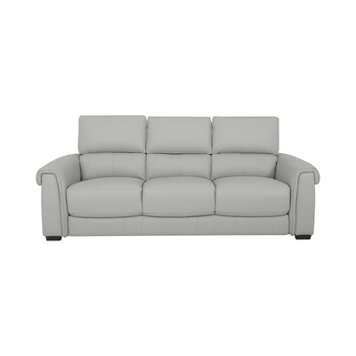 Gambar Ferrara Bern Sofa Kulit 3 Seater - Abu-Abu