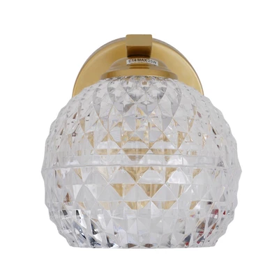 Gambar Eglare Chrysant Lampu Dinding E14 - Gold