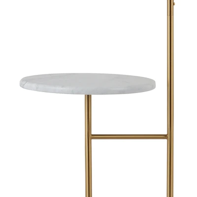 Gambar Eglare Dalton Lampu Lantai E27 - Putih/Brass