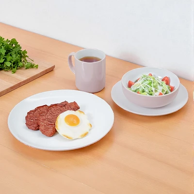 Gambar Appetite Nola Perlengkapan Makan Keramik Stoneware Set 8 pcs - Pink