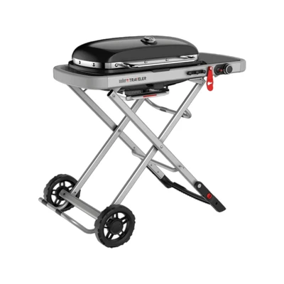 Gambar Weber Pemanggang Gas Lp Traveler - Hitam/Silver