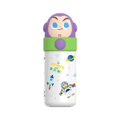 Gambar Ataru Botol Vacuum Flask Stainless Steel Head Buzz 350 ml- Putih